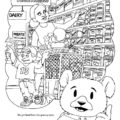Agriculture in America Coloring Page Grocery Store