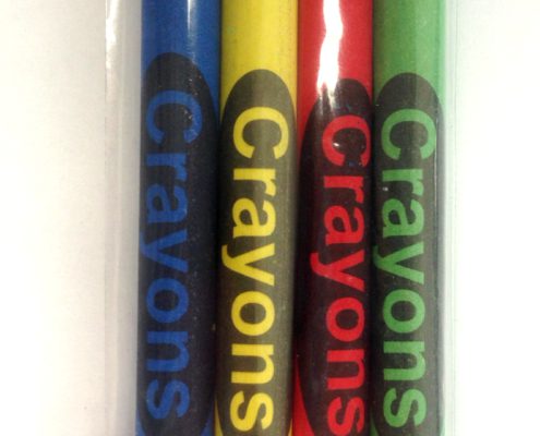 4ct. Generic Cellophane Crayons Pack