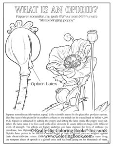 What is an Opioid Coloring Page
