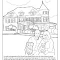 The Vice Presidents Residence Coloring Page
