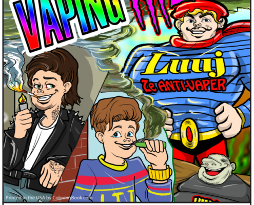 Vaping Kills Imprintable Coloring Book