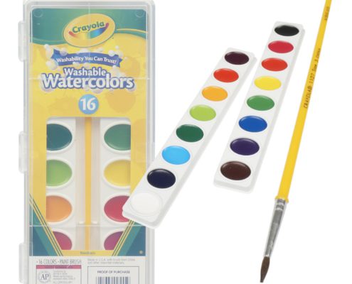 Crayola 16 Color Washable Water Colors Set