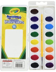 Crayola Washable Water Colors - 16 Color Set