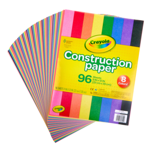 Crayola 96 Sheet Multi-Colored Construction Paper