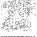 Fire Safety Coloring Page Child Safety Coloring Book
