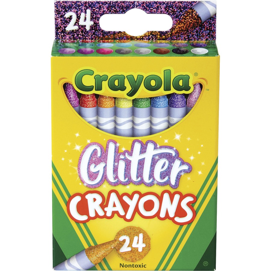 Crayola Glitter Crayons 24 Pack