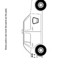 Police Car Coloring Page Lights N Siren Coloring Book