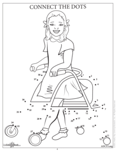 Lily Connect the Dot Page We Are All Rare Coloring and Activity Book