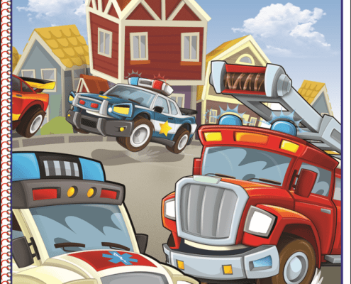 Lights N Sirens Really Big Coloring Book