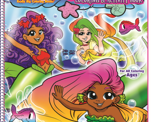 Mermaids Really Big Coloring Book