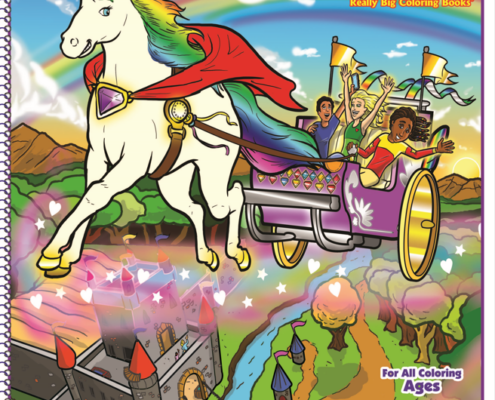 Unicorns Really Big Coloring Book