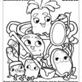 Veggie Strong Carrots and Sweet Potato Coloring Page