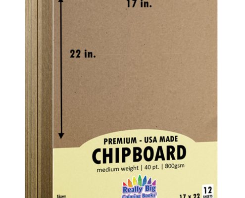 17x22 Chipboard 12 Sheets