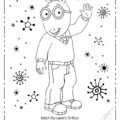 An Official Arthur® Coloring page.