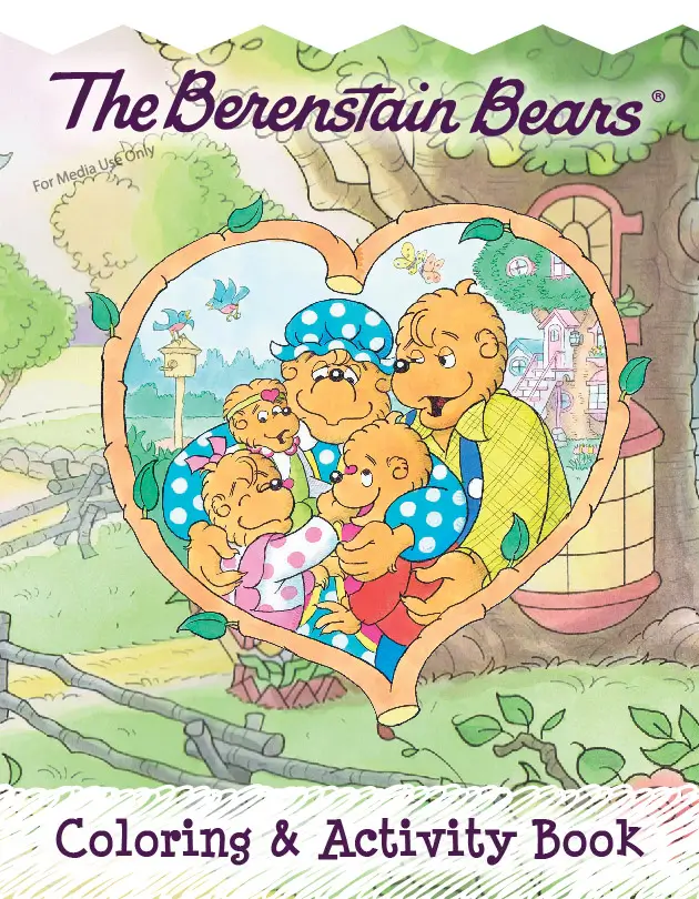 Based on the popular children’s book series, The Berenstain Bears coloring book features Mama and Papa Bear as they raise their two cubs and later in the series a puppy named Little Lady, in the beautiful countryside community of Bear Country.