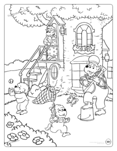 The Berenstain Bears Coloring Page