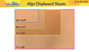 Chipboard Sheets - 40 point
