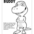 Dinosaur Train Coloring Page: Buddy