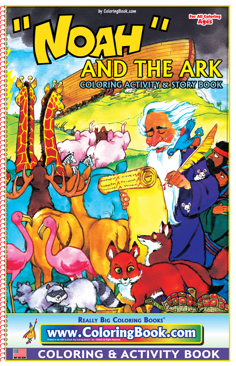 Noah and the Ark Really Big Coloring Book 12 x 18