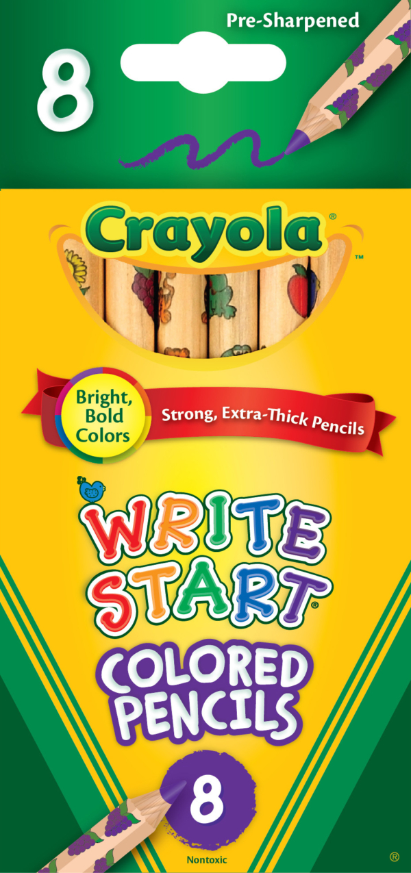 Crayola 8ct. Write Smart Colored Pencils