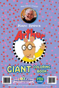 Arthur Giant Coloring Book creator Marc Brown
