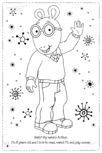 Arthur giant coloring book by Marc Brown
