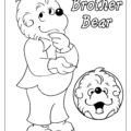 Brother Bear Coloring page Berenstain Bears Imprint Coloring Book