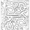 Maze Activty page Berenstain Bears Imprint Coloring Book