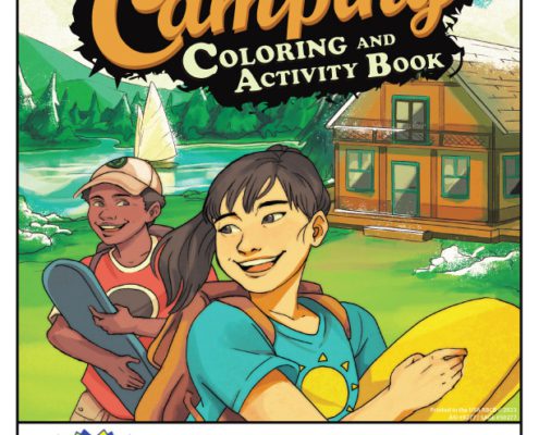 Camping Imprint Coloring and Activity Book
