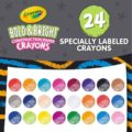 Crayola Bright and Bold Construction Paper Crayon Colors