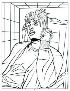Juice WRLD Official Coloring Book Juice WRLD Coloring Page 30