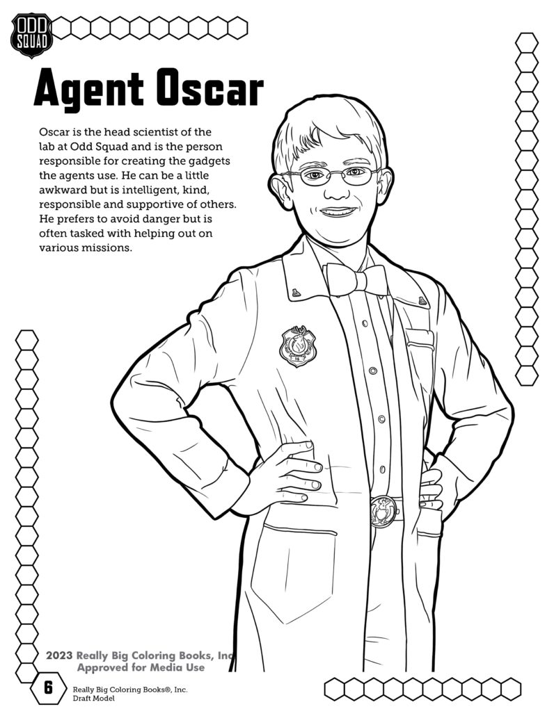 Odd Squad Coloring Page Fun Creative Activity For Fans