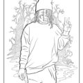 Trippie Redd Official Coloring Book Page 1