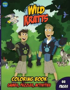 Wild Kratts Coloring Book Cover