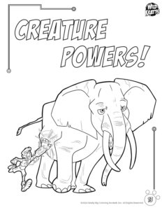 Wild Kratts Coloring Book Creature Powers Coloring Page