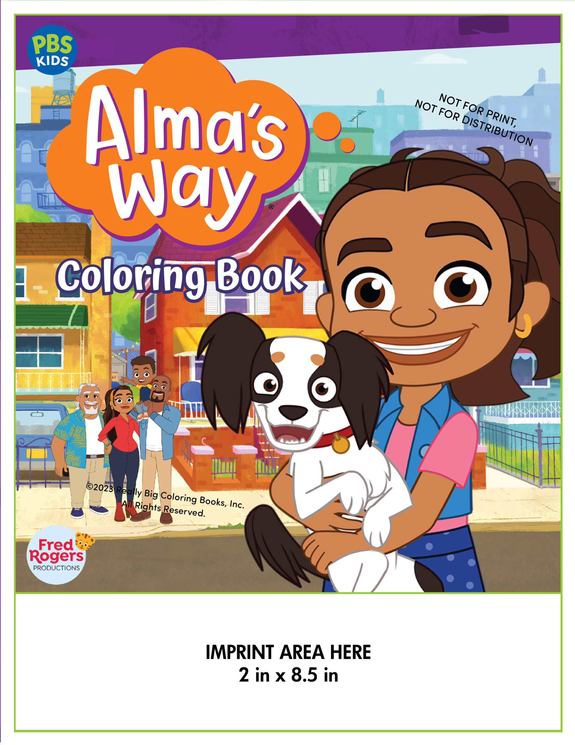 Alma's Way Imprint Coloring and Activity Book Front Cover