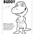 Dinosaur Train Coloring Book Buddy Coloring Page