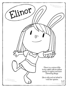 Elinor Wonders Why Elinor Coloring Page