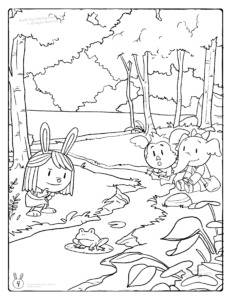 Elinor Wonders Why Elinor and Friends Coloring Page