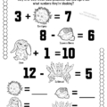 Odd Squad Math Problem Solving Coloring and Activity Page