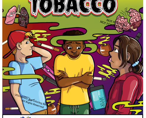 The Dangers of Tobacco Imprint Coloring and Activity Book