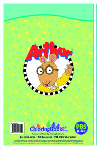 PBS Kids Characters Arthur What's Up Card 5.5x8.5
