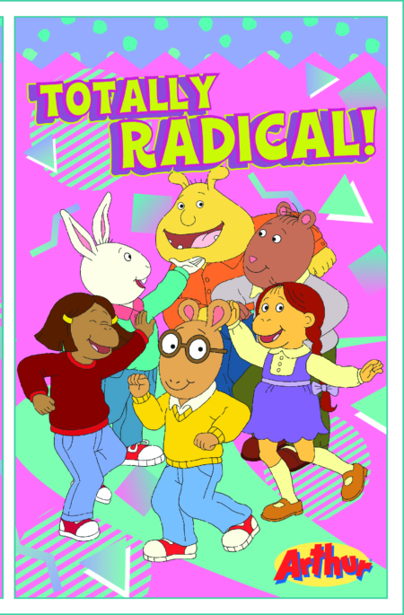 PBS Kids Arthur Totally Radical Greeting Cards
