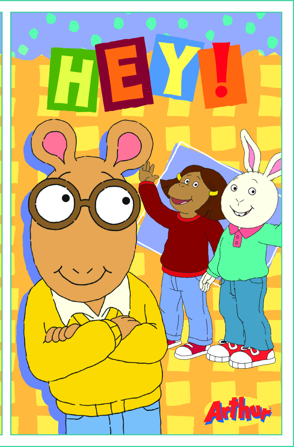arthur-hey-greeting-card