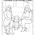 What Happens in Court Imprint Coloring and Activity Book: Victim Services Unit Coloring Page