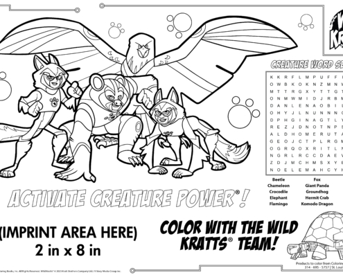 Wild Kratts® Imprint Placemat: Activate Creature Powers