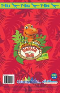 Dinosaur Train Buddy Greeting Card 5.5 x 8.5 Back Cover