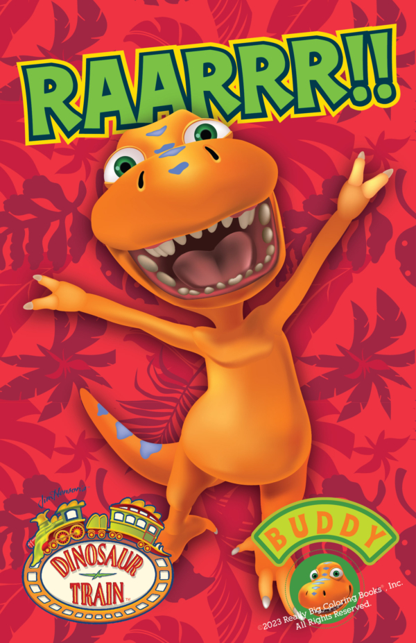 Dinosaur Train Buddy Greeting Card "Raarrr!" 5.5 x 8.5