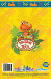 Dinosaur Train Greeting Card "Raawk!" 5.5 x 8.5 Back Cover