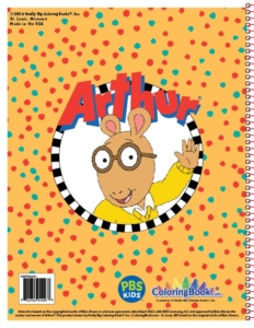 Arthur Notebook Back Cover